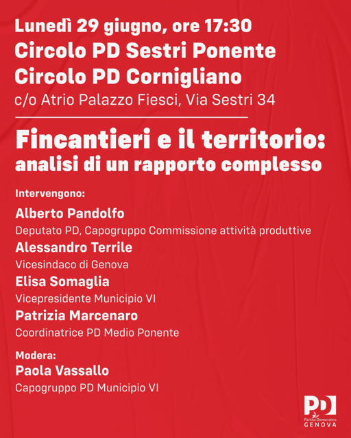 Fincantieri e il territorio: analisi di rapporto complesso.